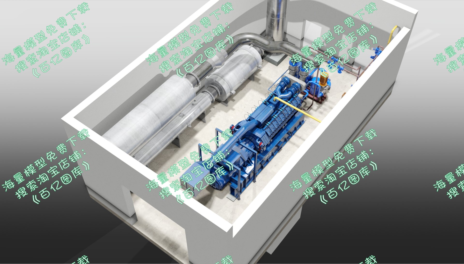 工业用发电机-v20-2mw